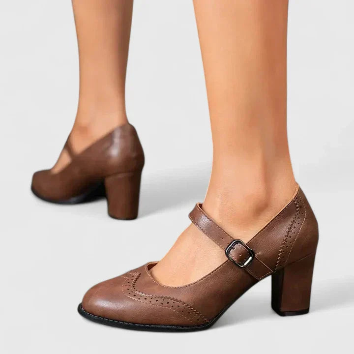 Classic Mary Jane Heel Shoes
