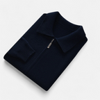 Men's Wool Cashmere Zip Sweater