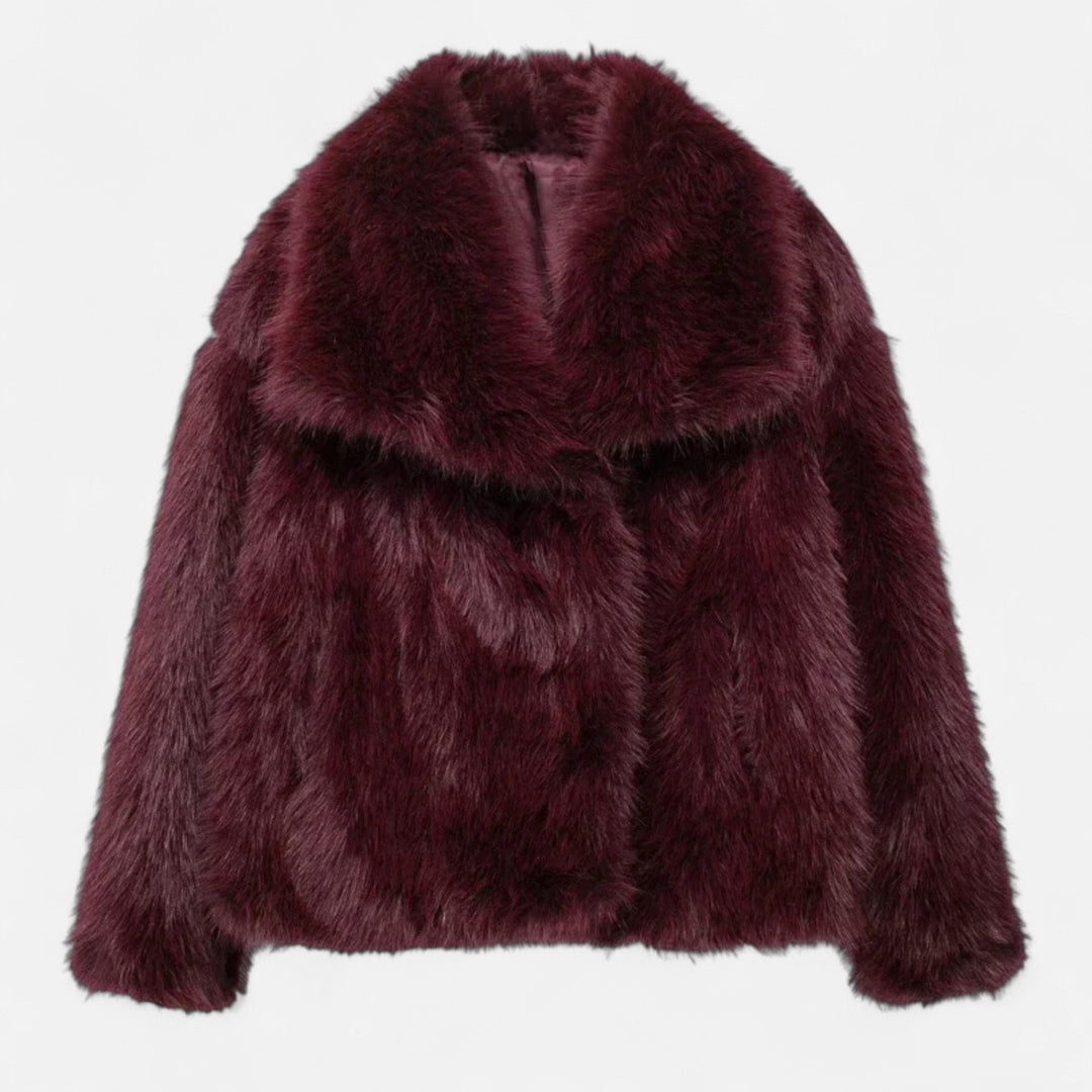 Women’s Elegance Cosy Fluffy Soft Plush Faux Fur Winter Coat
