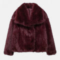 Women's Plush Faux Fur Winter Coat
