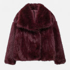 Women's Plush Faux Fur Winter Coat