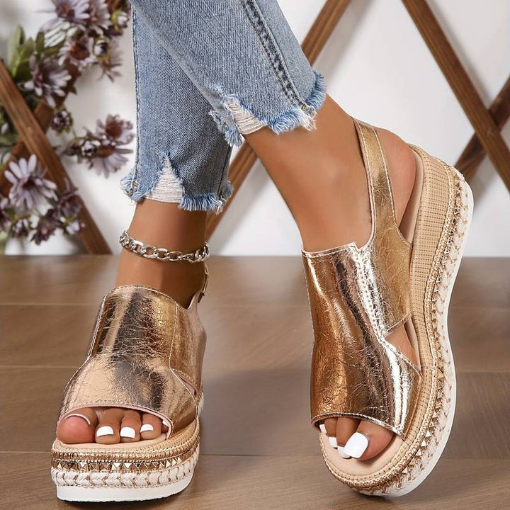 Sandalias ortopédicas cómodas con ajuste ajustable