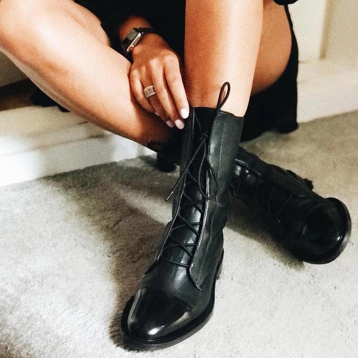 Botines de tacón de lujo