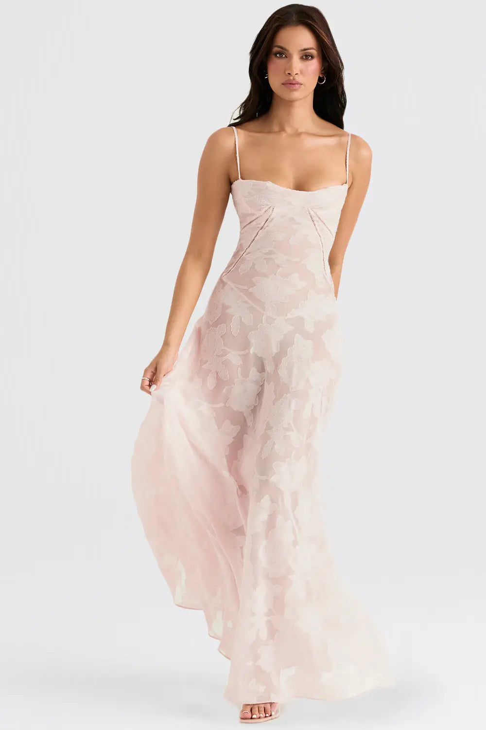 Open Back Summer Maxi Dress with Adjustable Straps