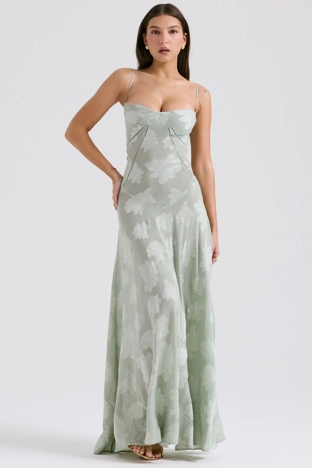 Open Back Summer Maxi Dress with Adjustable Straps