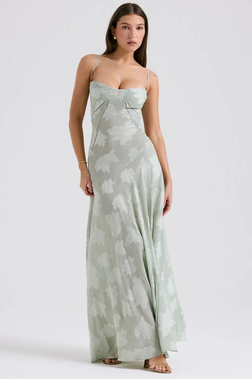 Open Back Summer Maxi Dress with Adjustable Straps