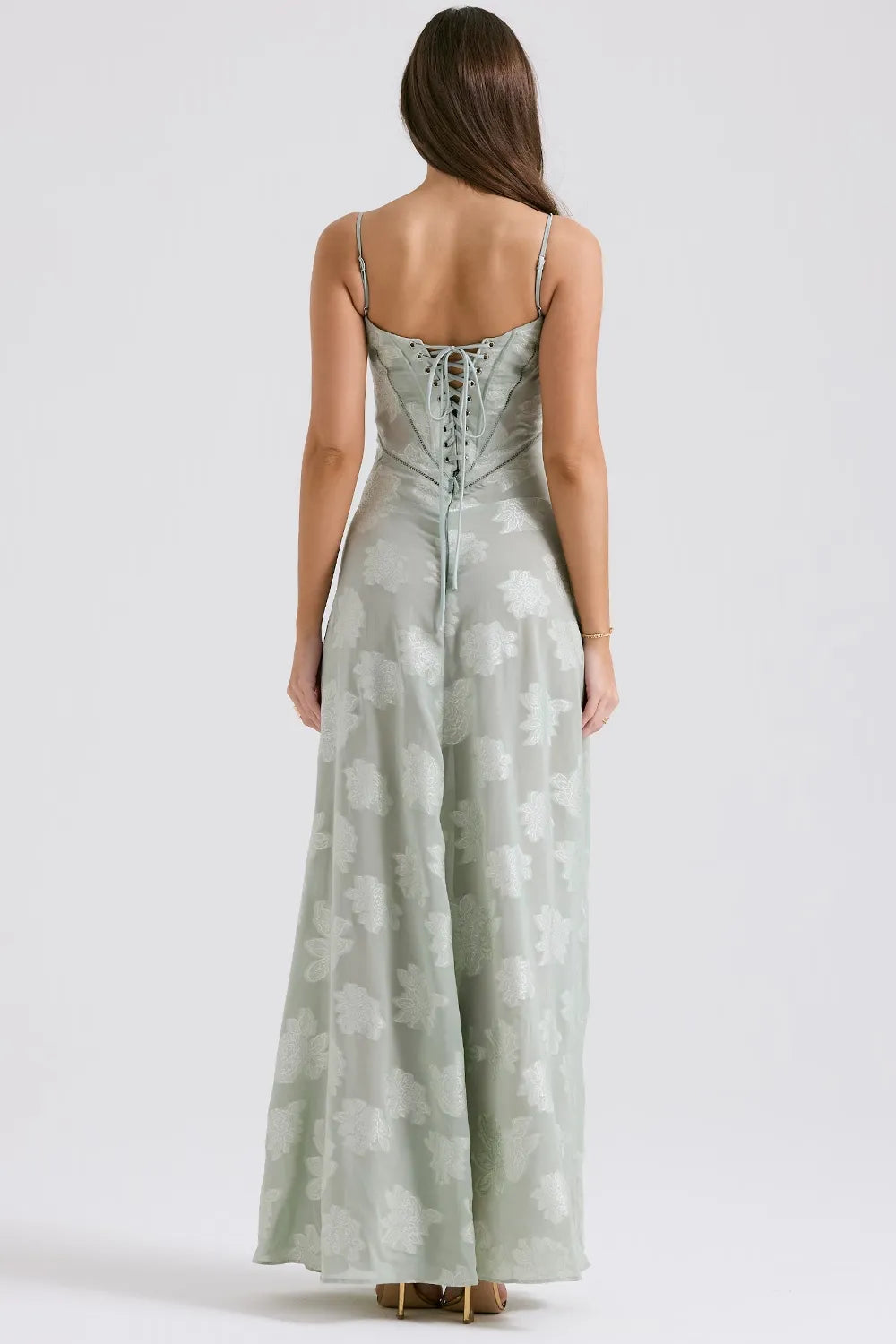 Open Back Summer Maxi Dress with Adjustable Straps