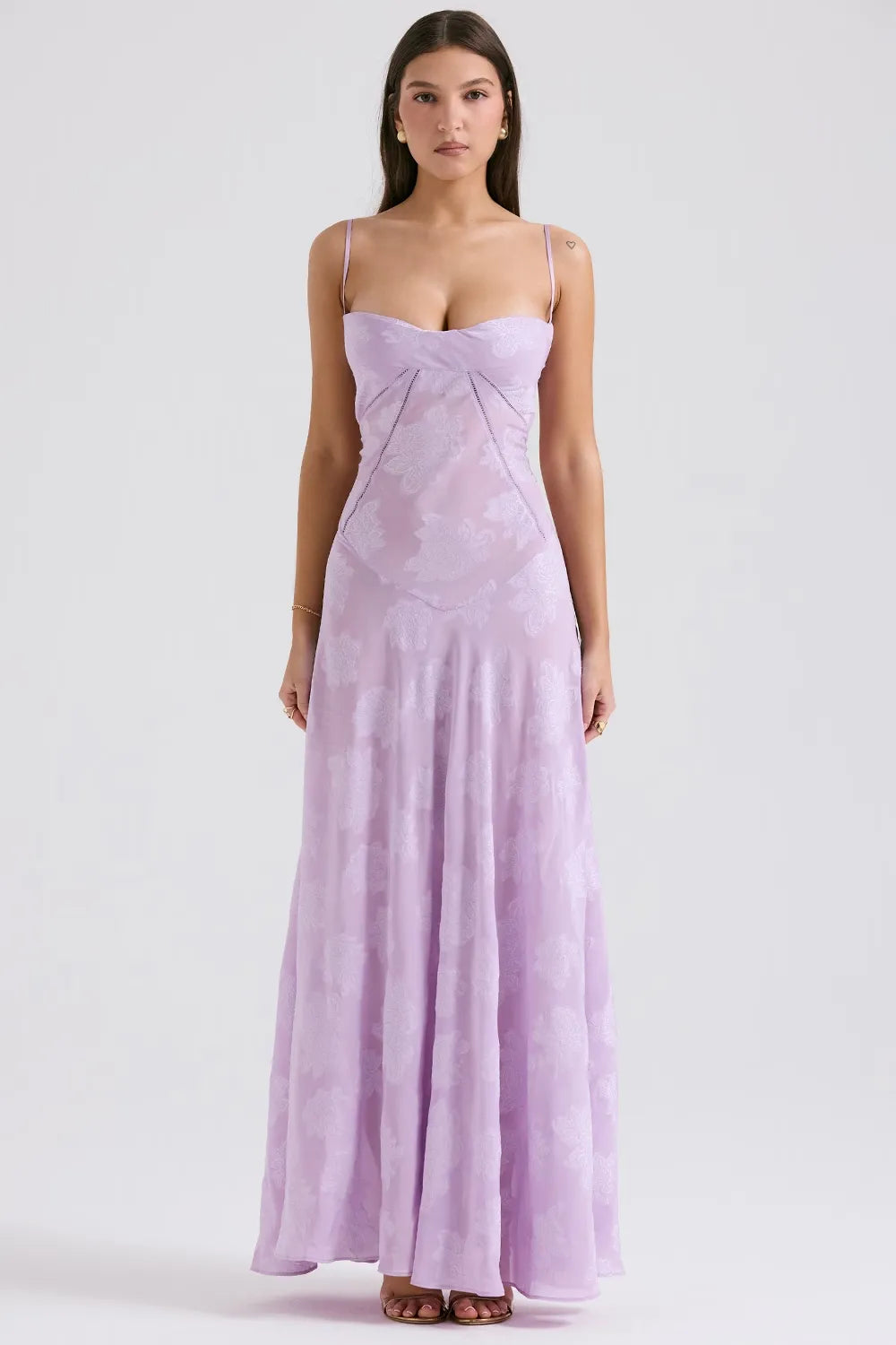 Open Back Summer Maxi Dress with Adjustable Straps