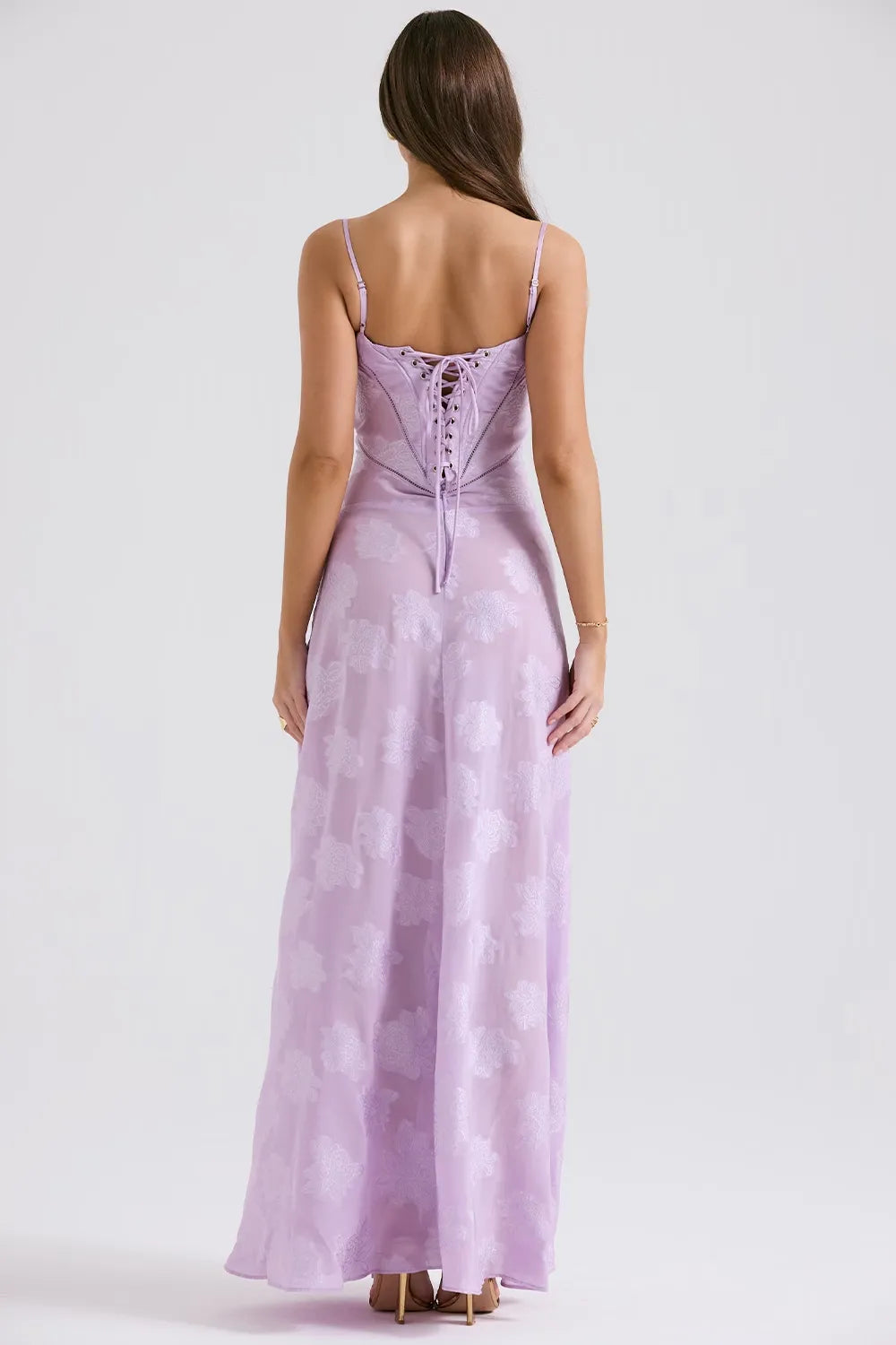Open Back Summer Maxi Dress with Adjustable Straps