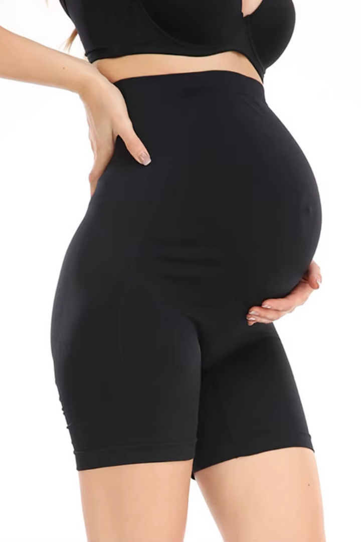 Stretchy Flattering  Maternity Dress High-Waisted Shapewear for Pregnant Women