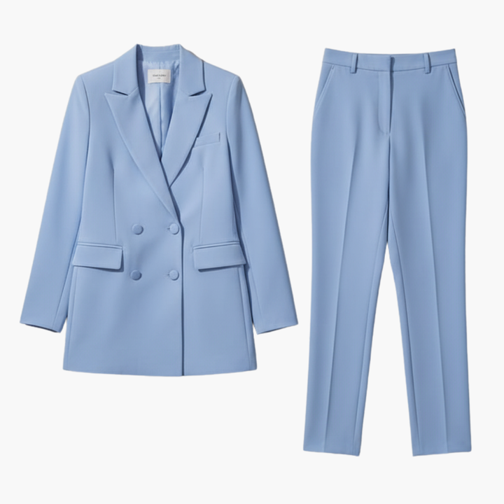 Tailored Double Breasted Suit Set