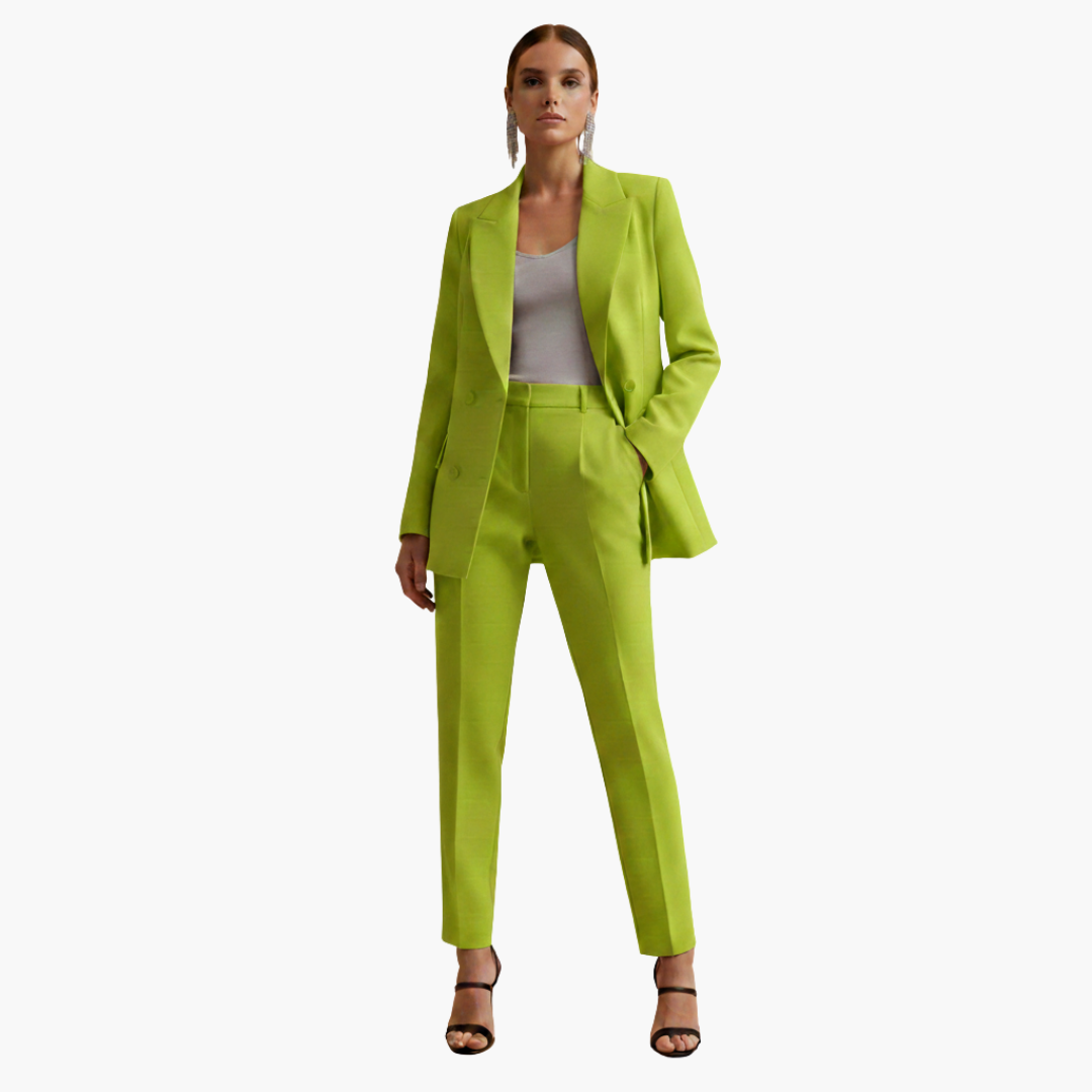 Tailored Double Breasted Suit Set