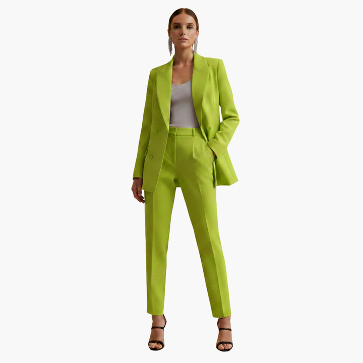 Tailored Double Breasted Suit Set
