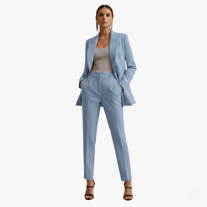 Tailored Double Breasted Suit Set