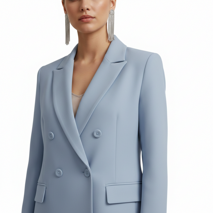Tailored Double Breasted Suit Set