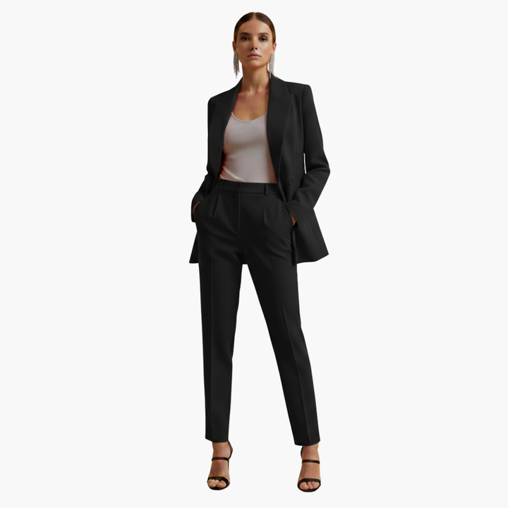 Tailored Double Breasted Suit Set